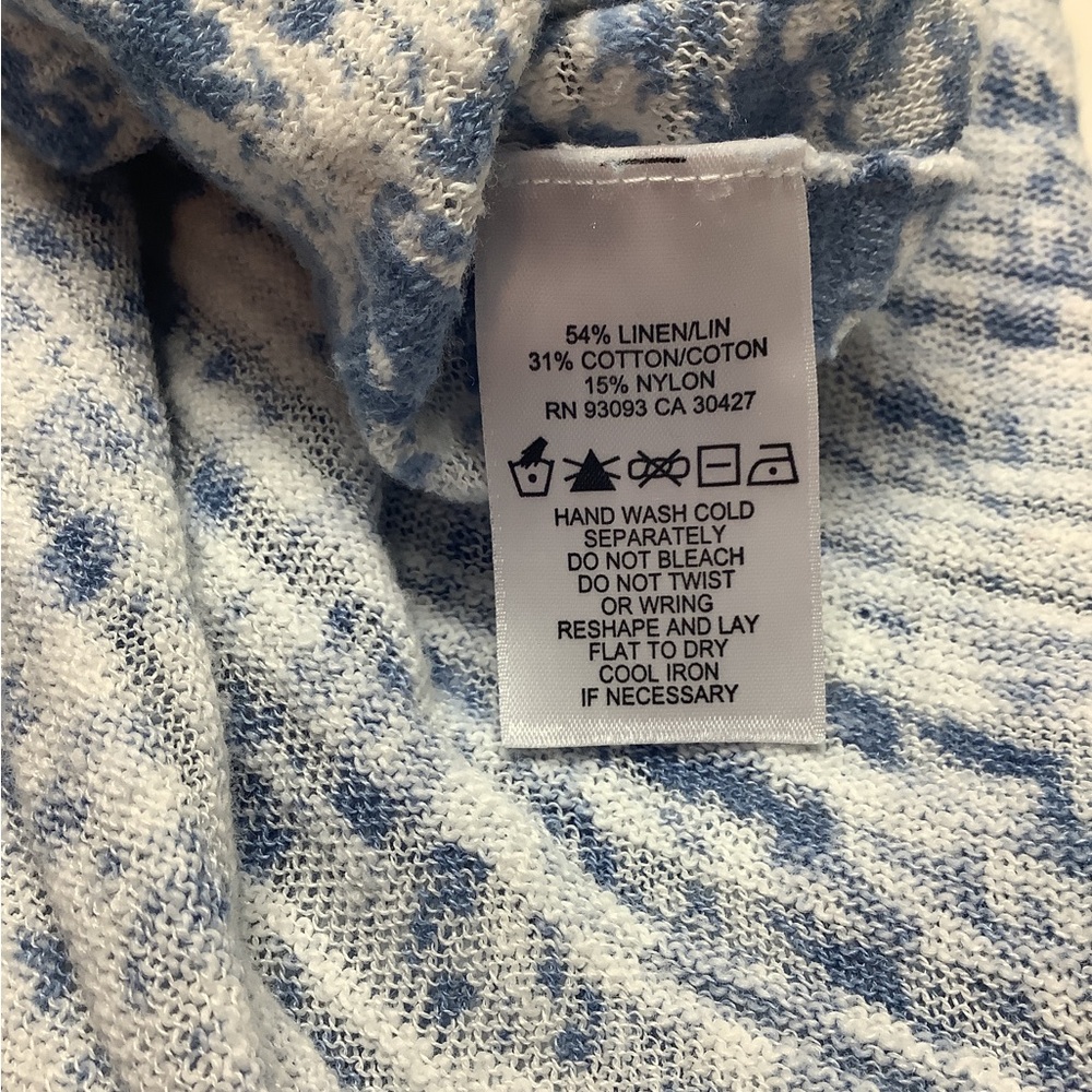 Nic+Zoe - Women’s Open Breeze Linen Blend Lightweight- Sweater, Size S - Picture 10 of 16